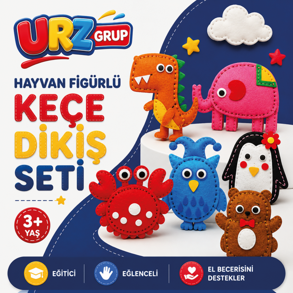 Kendin Yap Keçe Dikiş ve El Sanatları Seti